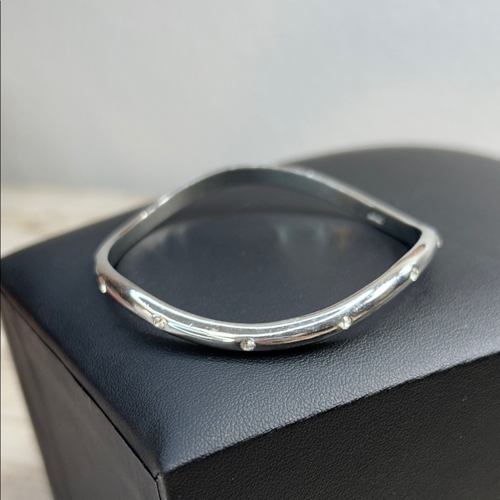 Monet Bangle Bracelet with Gem Accents